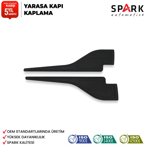 Dacia Duster 2010-2017 Yıl Aralığı Uyumlu Yarasa Kapı Kaplama 2 Parça ürün görseli 1