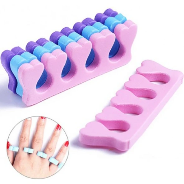 Parmak Ayırıcı Sünger Manikür Pedikür Aparatı 5 ADET ürün görseli 1