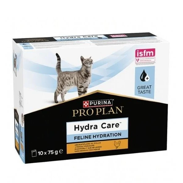 Pro Plan Hydra Care Kediler İçin Su Alımını Destekleyici Tavuklu Besin Takviyesi 85 gr (10'lu) ürün görseli 1