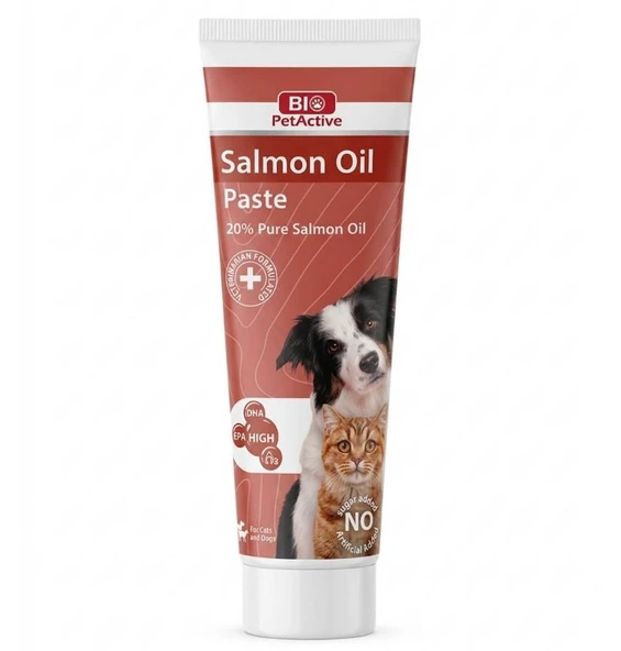Bio Pet Active Kedi ve Köpek Somon Yağı Macunu 100 Gr ürün görseli 1