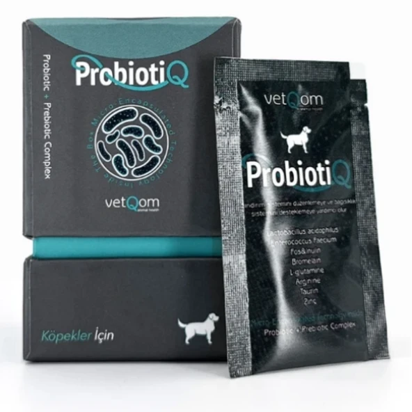 vetQom Köpek ProbiotiQ Probiyotik Prebiyotik Toz 10 Saşe ürün görseli 1