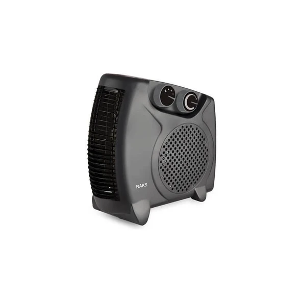 Raks Pf 20 Black 2000 W Elektrikli Fanlı Isıtıcı İç Mekan Kullanımı için Modern Ergonomik Tasarım ürün görseli 1