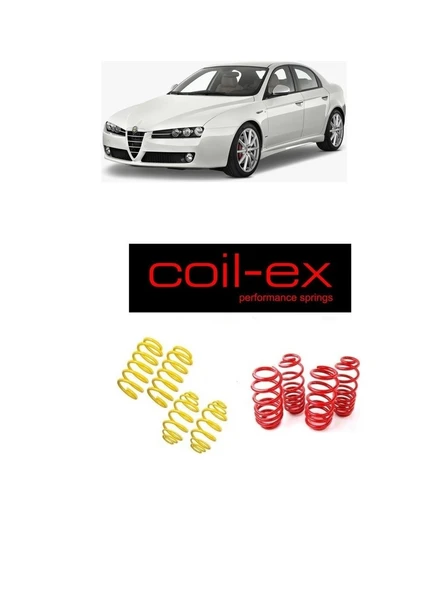 alfa romeo 159 coil-ex 4.cm spor helezon yay ürün görseli 1