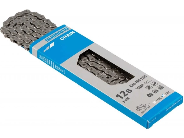 SHIMANO DEORE CN-M6100 12 VİTES 126 BAKLA (Quick-Link Dahil) ZİNCİR ürün görseli 1