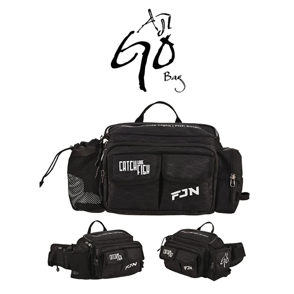Fujin AjiGo Bel Çantası - Black ürün görseli 1