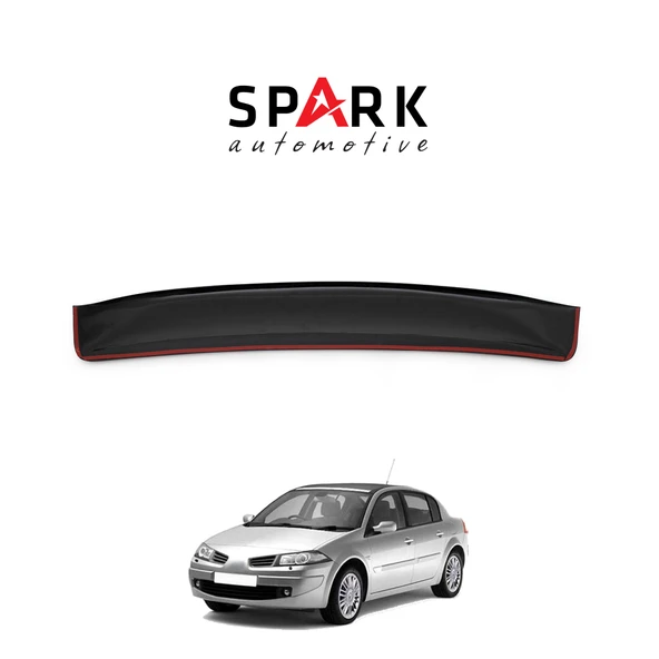 Renault Megane 2 2003-2008 Yıl Aralığı Uyumlu Arka Cam Spoyler ürün görseli 1