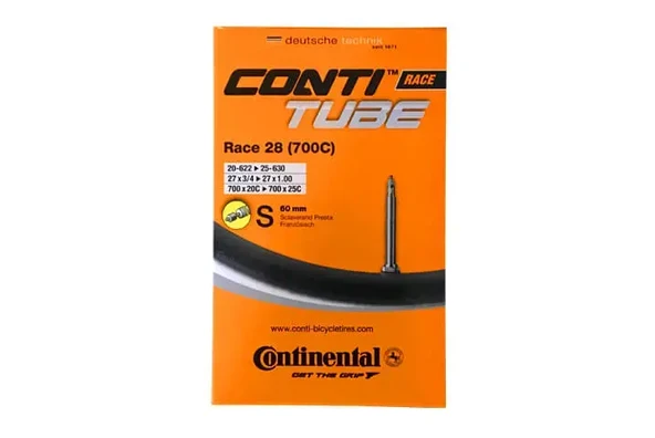 CONTINENTAL RACE 700x20C25C S60mm PRESTA İÇ LASTİK ürün görseli 1