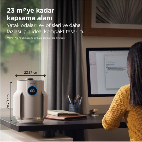 Shark Neverchange5 Compact Pro Hava Temizleyici - Resim 6