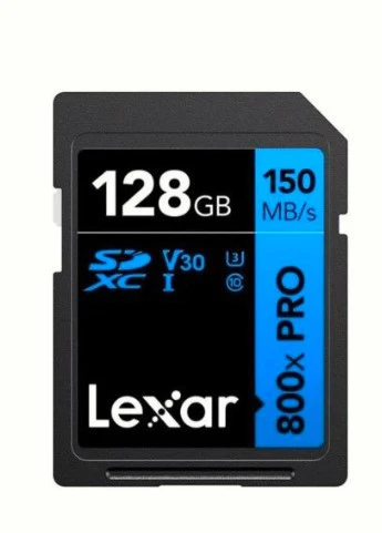 Lexar 128GB High-Performance 800x UHS-I SDHC Hafıza Kartı ürün görseli 1