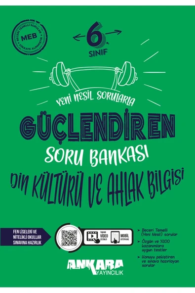 Ankara 6. Sınıf Di̇N Kültürü Güçlendi̇Ren Soru Bankasi ürün görseli 1