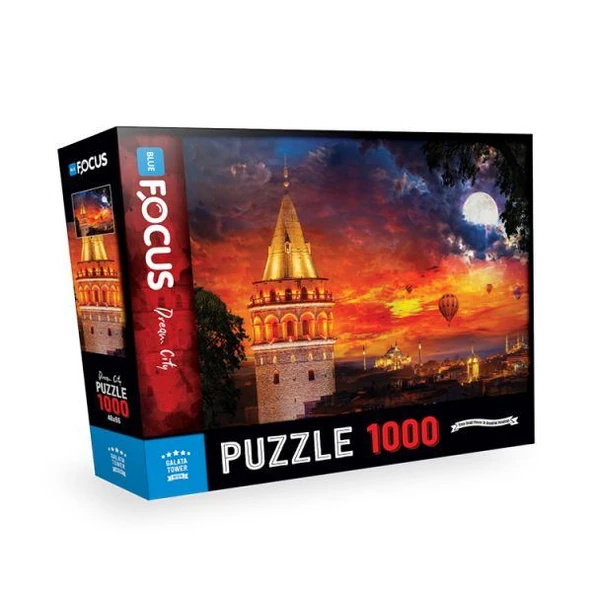 Blue Fus Puzzle Galata Kulesi 1000 Parça ürün görseli 1