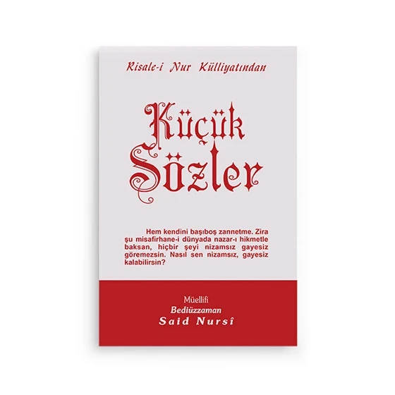 Küçük Sözler Cep Boy (8x12) ürün görseli 1