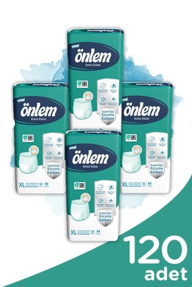 Önlem Emici Külot Extra Large XL 130 x 170 Cm 30 Lu X 4 Paket ürün görseli 1