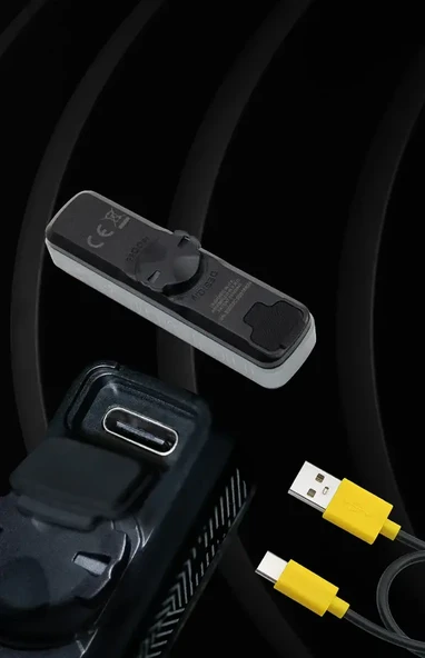 MOON ZİRCON R C1 90 LÜMEN USB ARKA FAR - Resim 5