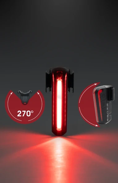 MOON CERBERUS SENSE 150 LM USB ARKA FAR - Resim 2