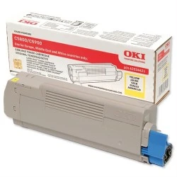 Oki C5550-43324441 Sarı Orjinal Toner ürün görseli 1