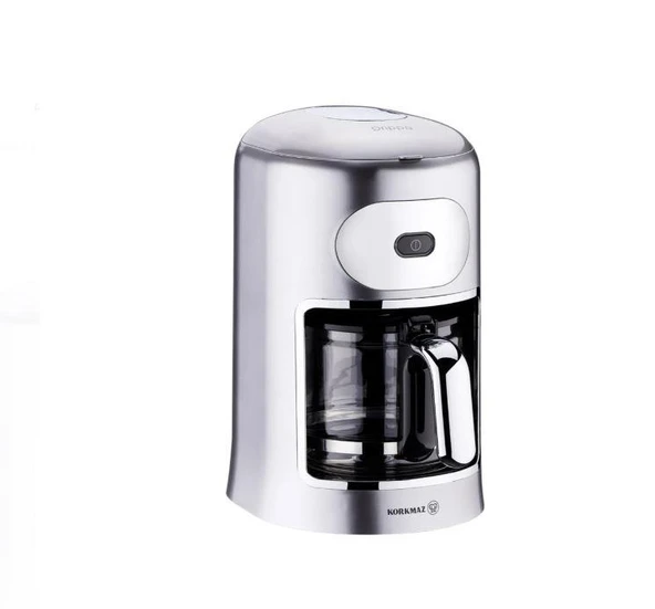 Korkmaz Drippa Tek Tuşlu Inox Filtre Kahve Makinesi A864-02 ürün görseli 1