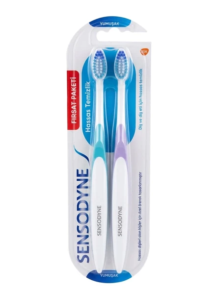 Sensodyne Hassas Temizlik Diş Fırçası Fırsat Paketi 2'li ürün görseli 1