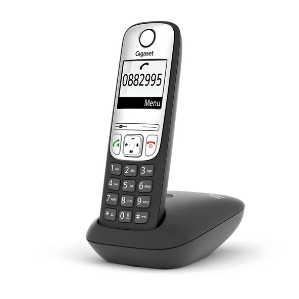 GIGASET A690, Dect Telefon, Siyah, 14 Saat Konuşma, 180 Saat Bekleme, 100 Kişilik Rehber ürün görseli 1