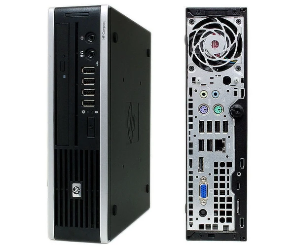 HP Compaq 8300 Ultra-Slim Desktop Intel i5-3.Nesil 8 Ram 128 SSD PC - Yenilenmiş ürün görseli 1