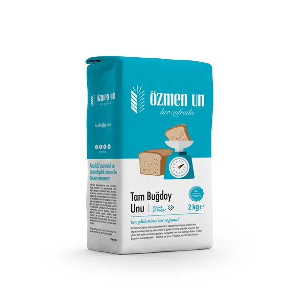 Özmen Un Tam Buğday Unu 2 Kg ürün görseli 1