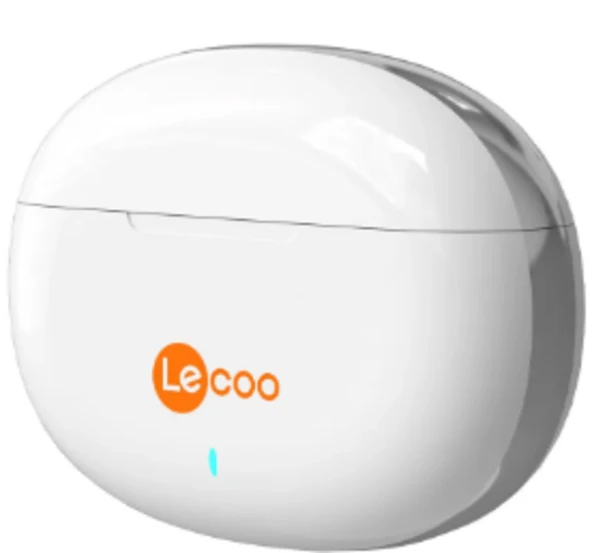 Lecoo EW306 Kablosuz Bluetooth 5.1 Hi-Fi TWS Mikrofonlu Kulak içi Kulaklık Beyaz ürün görseli 1