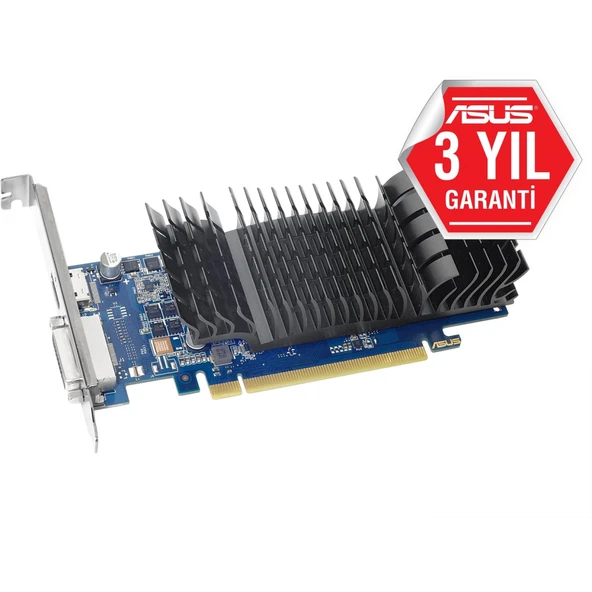 ASUS GT1030-SL-2G-BRK, 2Gb, GDDR5, 64Bit, 1xDVI, 1xHDMI, GAMING Ekran Kartı ürün görseli 1