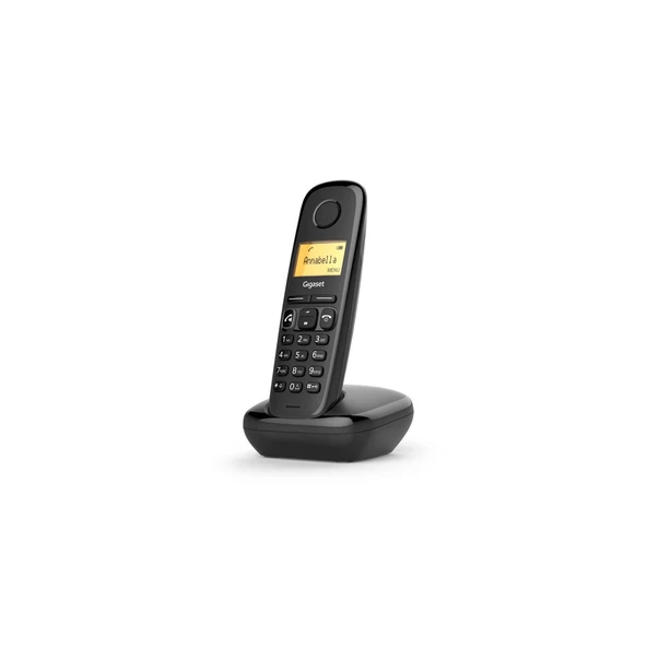 GIGASET A270, Dect Telefon, Siyah, 18 Saat Konuşma, 200 Saat Bekleme, 80 Kişilik Rehber ürün görseli 1