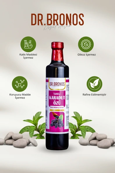 Dr.Bronos Taneli Karadut Özü 700 gr - Resim 2