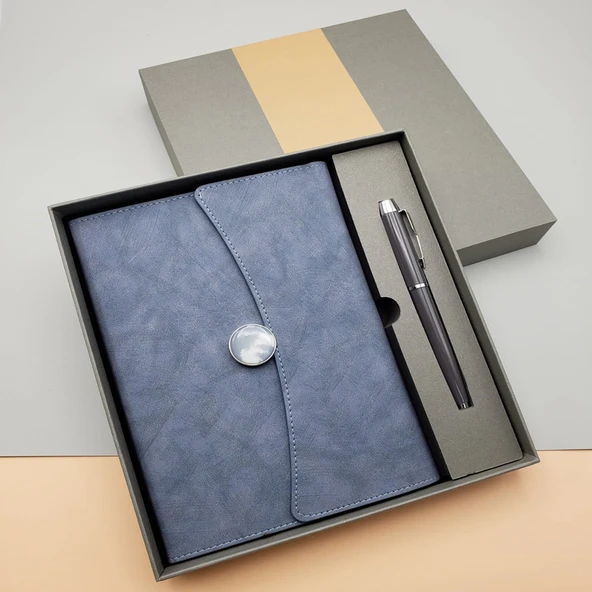Promosyon Defter Kalem Seti Lacivert Renk ürün görseli 1
