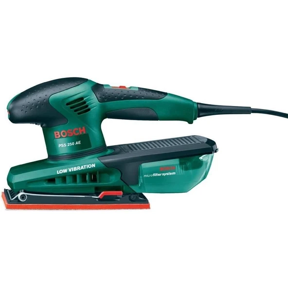 Bosch PSS 250 AE Elektrikli Titreşimli Zımpara Makinası ürün görseli 1