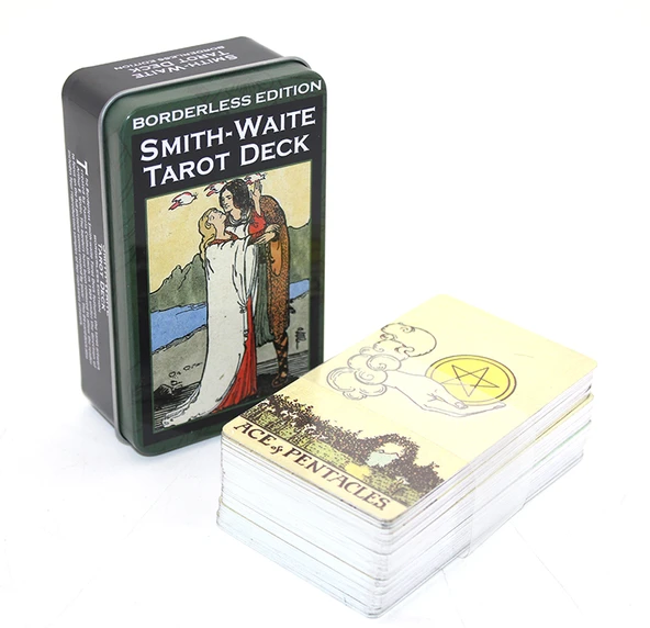 Metal Kutulu Tarot Kartı Smith-Waite ürün görseli 1