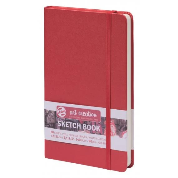 Art creation Sketch Book Eskiz Bloğu 13x21 140gr 80 Yaprak KIRMIZI ürün görseli 1