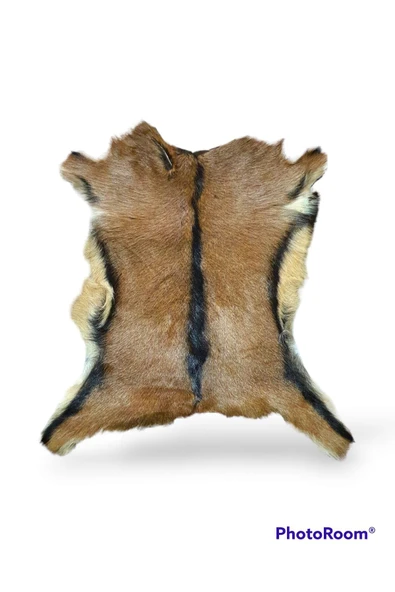 Ottoman Pouffe Açılışa Özel %50 Inidirim Kupon! Hakiki Oğlak Gerçek Deri Post 49x59cm (0140) Luxury Home Decor ürün görseli 1