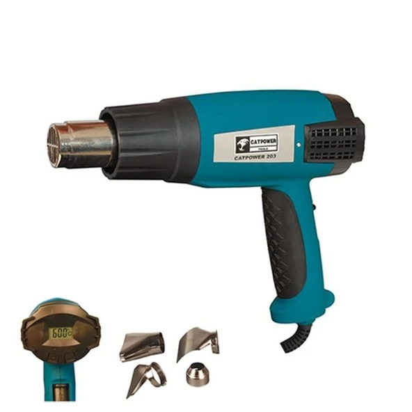 CatPower 203 Dijital Sıcak Hava Tabancası 2000 Watt ürün görseli 1