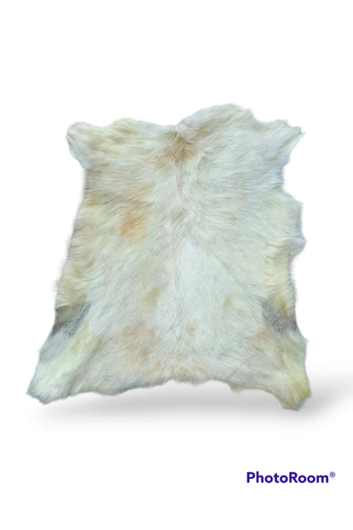 Ottoman Pouffe Hakiki Oğlak Deri Post 50x66 (0139) ürün görseli 1
