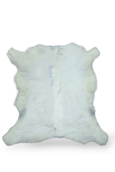 Ottoman Pouffe Art Deco Hakiki Oğlak Gerçek Deri Post 44x56cm [0108] Interiordesign Luxury Home Dekor ürün görseli 1