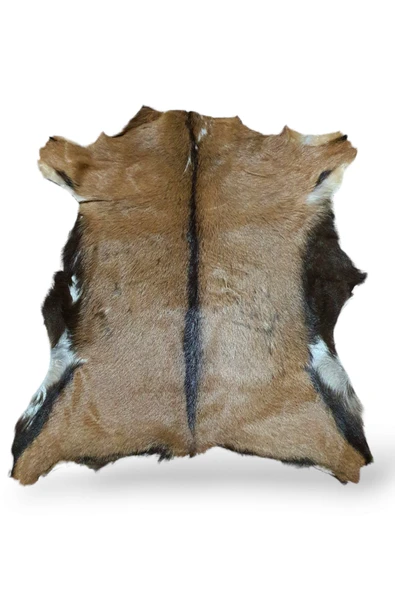 Ottoman Pouffe Şok Fiyat Açılışa Özel %50 Off! Hakiki Oğlak Gerçek Deri Post, Interiordesign 54x64cm [0119] ürün görseli 1
