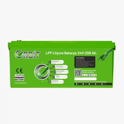 ORBİT 24V 210Ah LiFePO4 Marin Tip Lityum Akü VP Derin Döngü Tekne Karavan Solar Enerji Bataryası ürün görseli 1