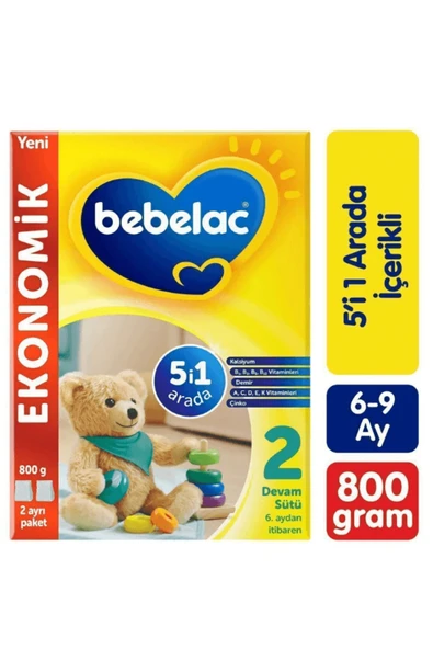 Bebelac 2 Numra 800 Gr Devam Sütü - Resim 3