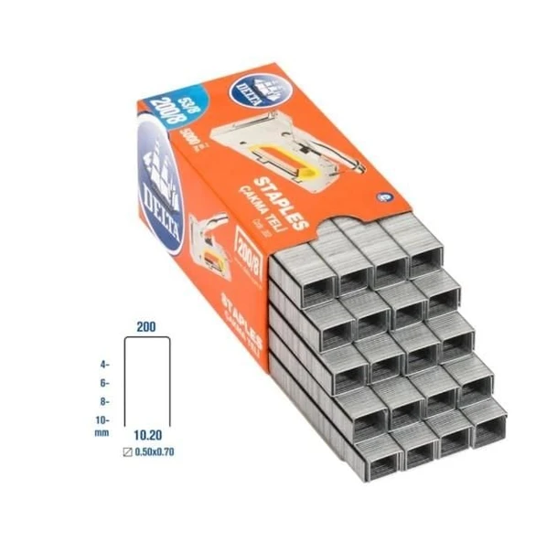 Delta 200/8 mm Zımba Teli ürün görseli 1