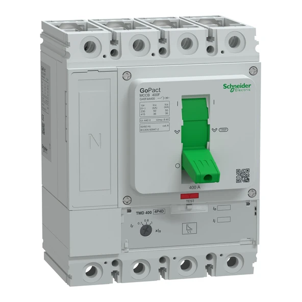 Schneider Electric G40F4A400 4x400A 36kA TMŞ 280-400A Ayarlı GoPact ürün görseli 1