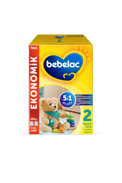 Bebelac 2 Devam Sütü 800 gr - Resim 2