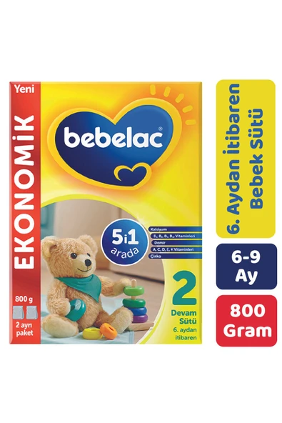 Bebelac 2 Devam Sütü 800 gr ürün görseli 1