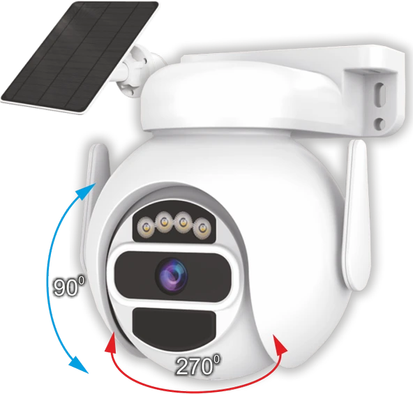 CATA CT 4053 Solar Sim Kartlı Dış Mekan Akıllı Kamera ürün görseli 1