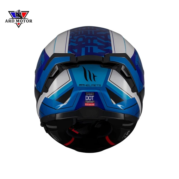 Thunder 4 SV Freeway A17 Parlak Kapalı Kask 1 - Resim 4