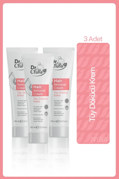 Dr. C. Tuna Hassas Bölgeler İçin Tüy Dökücü Krem 100 ml ürün görseli 1
