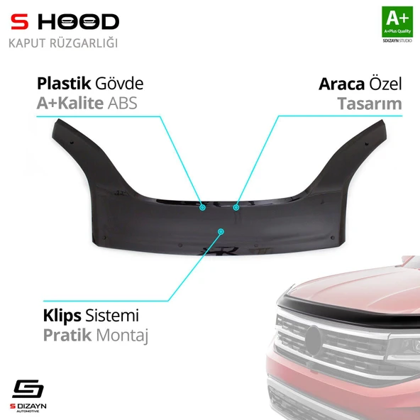 Citroen Nemo Kaput Rüzgarlığı 2007 Üzeri A+Kalite Parça ürün görseli 1