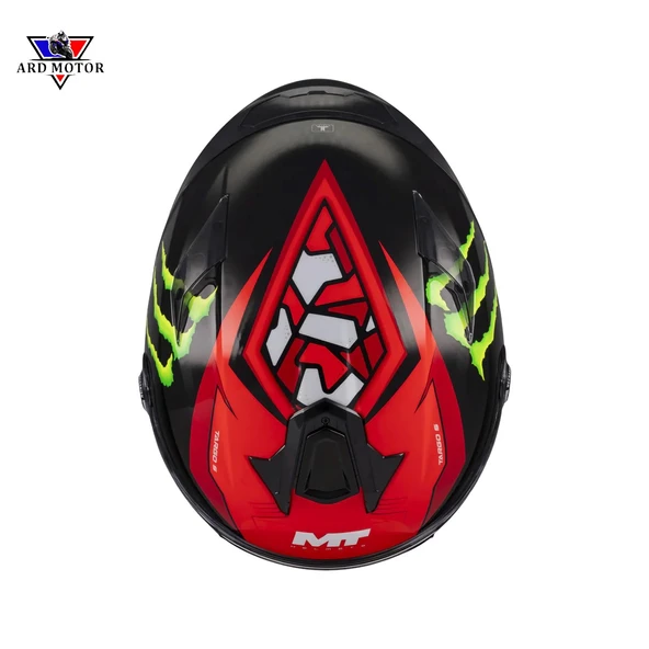 MT TARGO S PIQUERAS B5 PARLAK KASK 1 - Resim 5