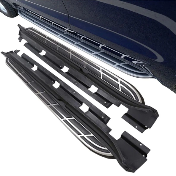 Porsche Macan 2014-2017 Oem Siyah Yan Basamak - Resim 3